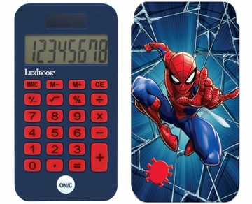 Kalkulator 8 cyfrowy Spiderman z osłoną