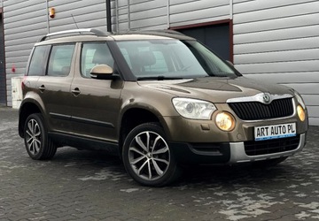 Skoda Yeti Minivan 2.0 TDI CR DPF 4x4 140KM 2011 Skoda Yeti 2.0 Diesel 140 KM 4x4 Nawigacja 2.0 Diesel 140KM, zdjęcie 2