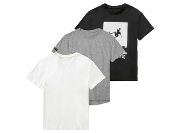 T-shirt chłopięcy 3pack BAWEŁNA 158/164