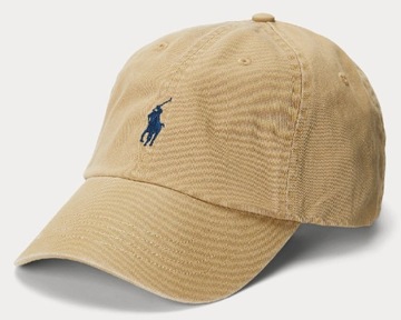 Czapka z daszkiem POLO RALPH LAUREN beżowa z logo