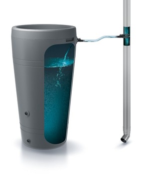 Сборник дождевой воды + водомер + кран