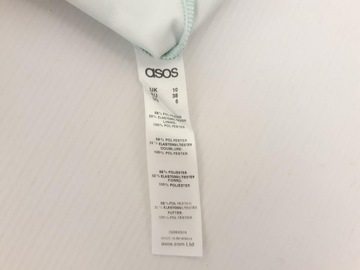 ASOS elegancka SUKIENKA z odkrytymi ramionami LIŚCIE _ 38