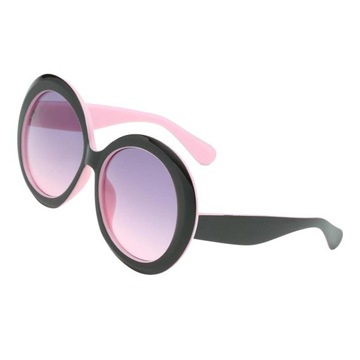 Oversized Sunglasses 40 Black frame Gray lens