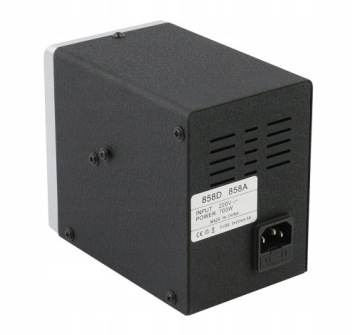 АППАРАТ ДЛЯ СВАРКИ ПЛАСТИКА 858D 700W HOTAIR+ BINDER ABS PP PEHD СЕТОЧНАЯ НАСАДКА НО