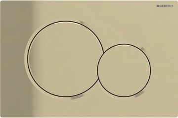 Geberit Sigma 01 Przycisk przedni spłukjacy do UP300 24,6x16,4 edelmessing