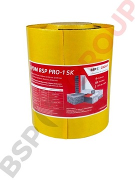 FOLIA EPDM ZEW. SAMOPRZYLEPNA - EPDM BSP PRO-1 SK 150mm x 0,75mm x 20m