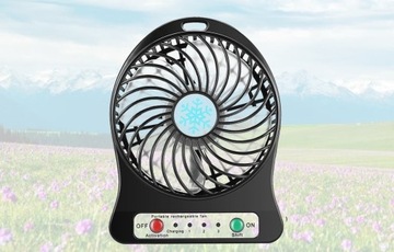 МИНИ-ВЕНТИЛЯТОР НАСТОЛЬНЫЙ ВЕНТИЛЯТОР USB АККУМУЛЯТОР 74