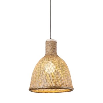 Nordycka lampa wisząca Bambusowy żyrandol Lampa Oprawy oświetleniowe Cafe 30x40cm