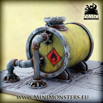 SMALL FUEL TANK - WH40K, Necromunda, Wargames