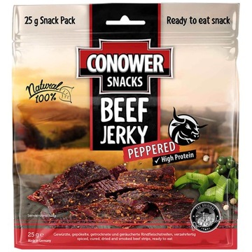 Сушеное мясо говядина с перцем 60г Conower Jerky