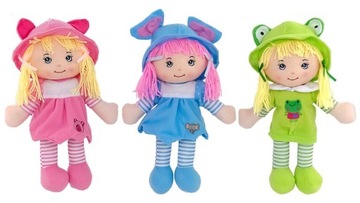 БОЛЬШАЯ тряпичная кукла ЗУЗИЯ говорит и поет на ПОЛЬСКОМ фиолетовом языке.