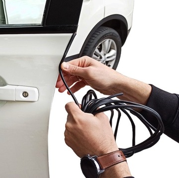 ЗАЩИТА КРАЯ ДВЕРИ АВТОМОБИЛЯ, ЧЕРНАЯ ЗАЩИТНАЯ ПРОКЛАДКА ДЛЯ АВТОМОБИЛЯ