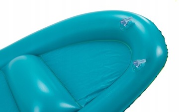 Надувная лодка с крышей 65 х 73 х 60 см сине-желтая.