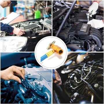 ШЛАНГ ДЛЯ ЗАПРАВКИ ХЛАДАГЕНТА AC r134a БЕЗОПАСНЫЙ НОВЫЙ