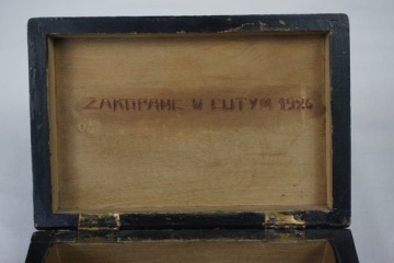 Деревянный ящик в стиле Закопане, Закопане, 1926 г.