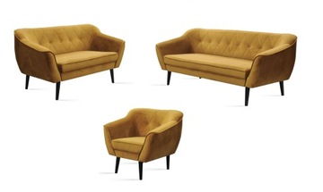 ZESTAW KOMPLET SKANDYNAWSKI SOFA 3+2+1 NOWOŚĆ