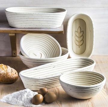 КОРЗИНА ДЛЯ РАСХОДКИ ХЛЕБА ИЗ РОТАНА ДЛЯ ПОДАЧИ ХЛЕБА 25 см