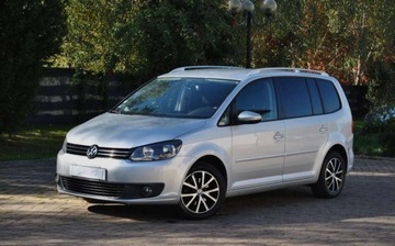 Volkswagen Touran II 1.6 TDI 105KM 2011 Volkswagen Touran GWARANCJA, 1.6 TDI, Automat DSG, 7-Osobowy, Ladnie utrzy