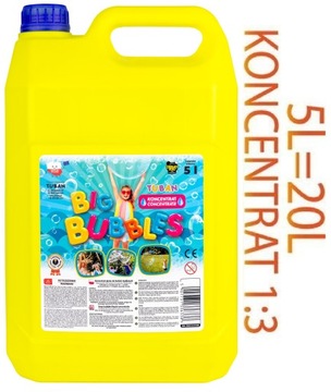 TUBAN Płyn do dużych Baniek 5L | Koncentrat na 20L