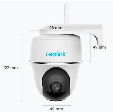 Kamera IP REOLINK ARGUS PT WiFi 4MP+PANEL+KARTA 64