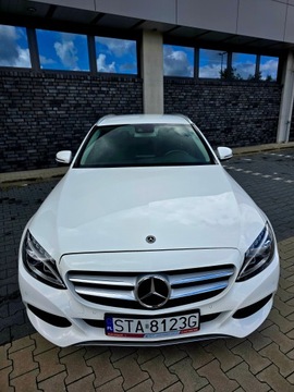 Mercedes Klasa C W205 Kombi 200 184KM 2017 Mercedes C200 kombi bezwypadkowy, serwis ASO, hak, automat, zdjęcie 4