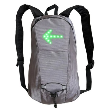 Men's Backpack Cycling MTB Bag LED Turn Signal Light Wireless Remote
