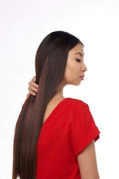 Doczepiane włosy Treski Clip in Proste 60 cm