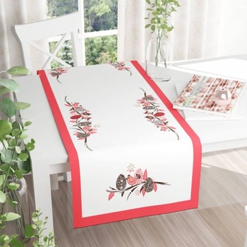 Obrus drukowany bieżnik Ptaszki ptaszek 40x150cm