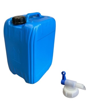 KANISTER BANIAK do WODY z kranikiem 20L HDPE UN