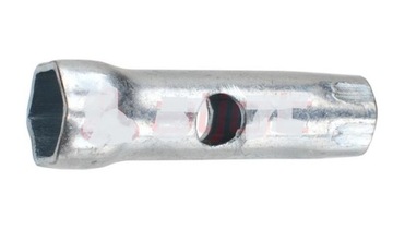 KLUCZ NASADOWY RURKOWY 10/13 mm. STALOWY - SREBRNY