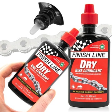 Масло для цепи Finish Line Dry Lube 120 мл, антипригарная керамика