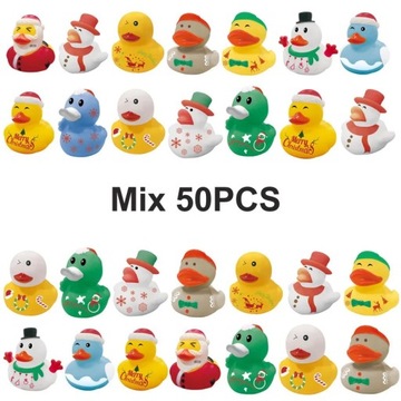 4.5cm Rubber Ducks Baby Bath Toy Swimming Pool Float Squeaky Sound Ducks