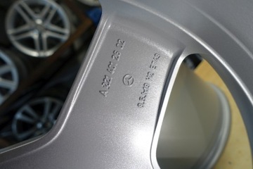 4× DISK HLINÍK MERCEDES 8.5" X 19" 5X112 ET 43