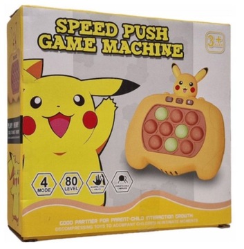 Pop it Pikachu электронная аркадная игра Pokemon Popit + батарейки