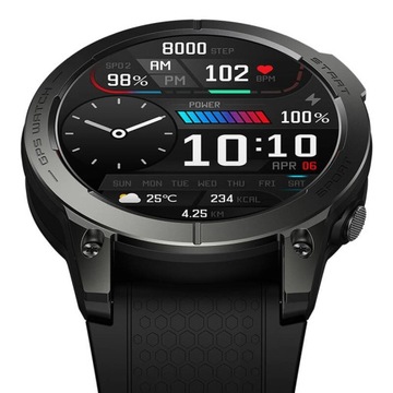 СПОРТИВНЫЕ ЧАСЫ SMARTWATCH ZEBLAZE STRATOS 3 AMOLED 1.43 BLUETOOTH 5.3 GPS