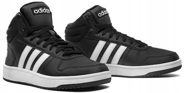 Buty Adidas HOOPS 2.0 MID Męskie Wysokie Czarne