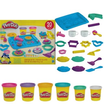PLAY-DOH MEGA CUKIERNIA 6 TUB CIASTOLINA CUKIERNIK