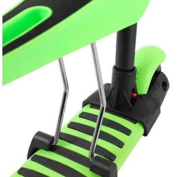 БАЛАНСОВЫЙ СКУТЕР 5в1 BIEDRONKA RIDING ТРЁХКОЛЕСНЫЙ СВЕТОДИОДНЫЙ ЗЕЛЕНЫЙ