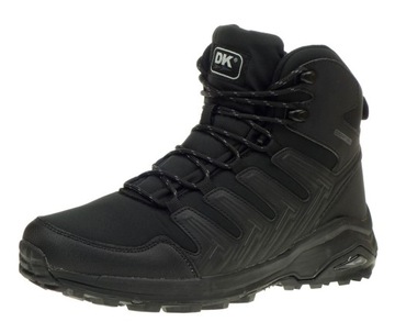 Buty Trekkingowe DK FOREST HIGH Wysokie AQUA SoftShell Taktyczne Black 46