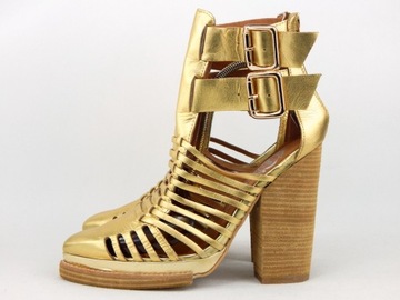 Buty ze skóry JEFFREY CAMPELL r 39/25 cm IDEALNY