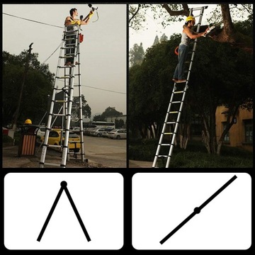 СКЛАДНАЯ АЛЮМИНИЕВАЯ ЛЕСТНИЦА ТЕЛЕСКОПИЧЕСКАЯ ЛЕСТНИЦА 5М