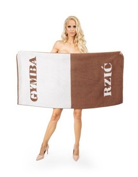 ПОЛОТЕНЦЕ GYMBA RZIĆ забавный подарок парню, силезскому мужу, день рождения 18-99 лет.