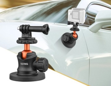 Магнитный держатель на присоске для камеры GoPro UURIG 1/4 дюйма