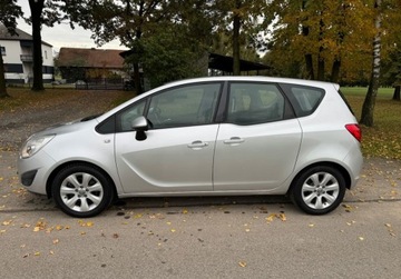 Opel Meriva II Mikrovan 1.4 Twinport ECOTEC 100KM 2010 Opel Meriva Bezwypadkowy, oryginalny lakier, instalacja gazowa LPG 1.4, zdjęcie 5