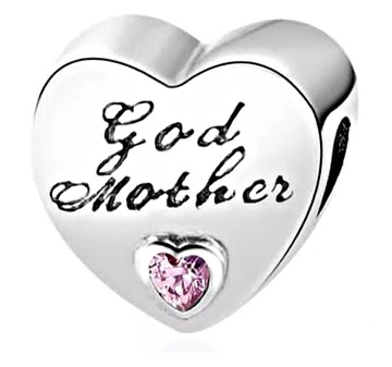 MD charms godmother matka chrzestna serce | S9252