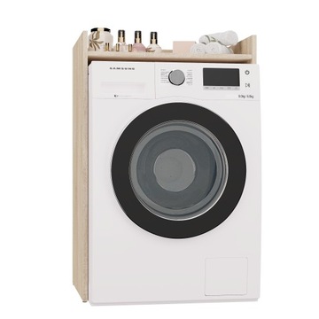 ШКАФ ДЛЯ СТИРАЛЬНОЙ МАШИНЫ POLA NP В ВАННОЙ - ДУБ СОНОМА