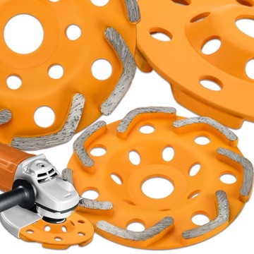 Tarcza do szlifowania betonu garnkowa diamentowa 125 mm