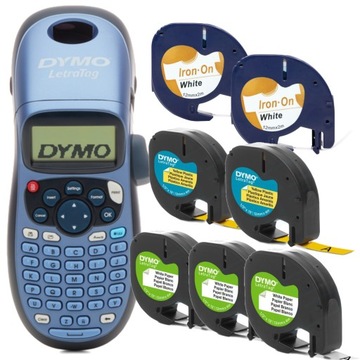 Drukarka DYMO Razor LT-100H Letratag + 7 taśm