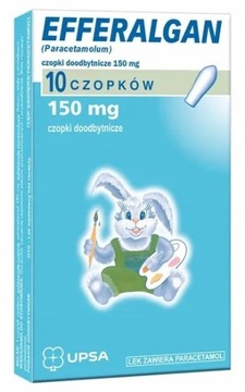 Efferalgan 150mg lek przeciwbólowy dla dzieci 10cz