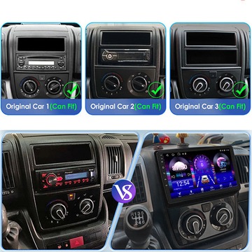 Radio samochodowe PEUGEOT BOXER CITROEN JUMPER FIAT DUCATO 64GB 2-DIN